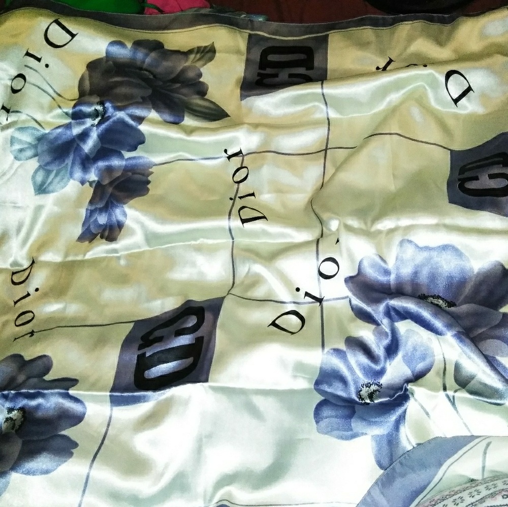 Dior silk scarf